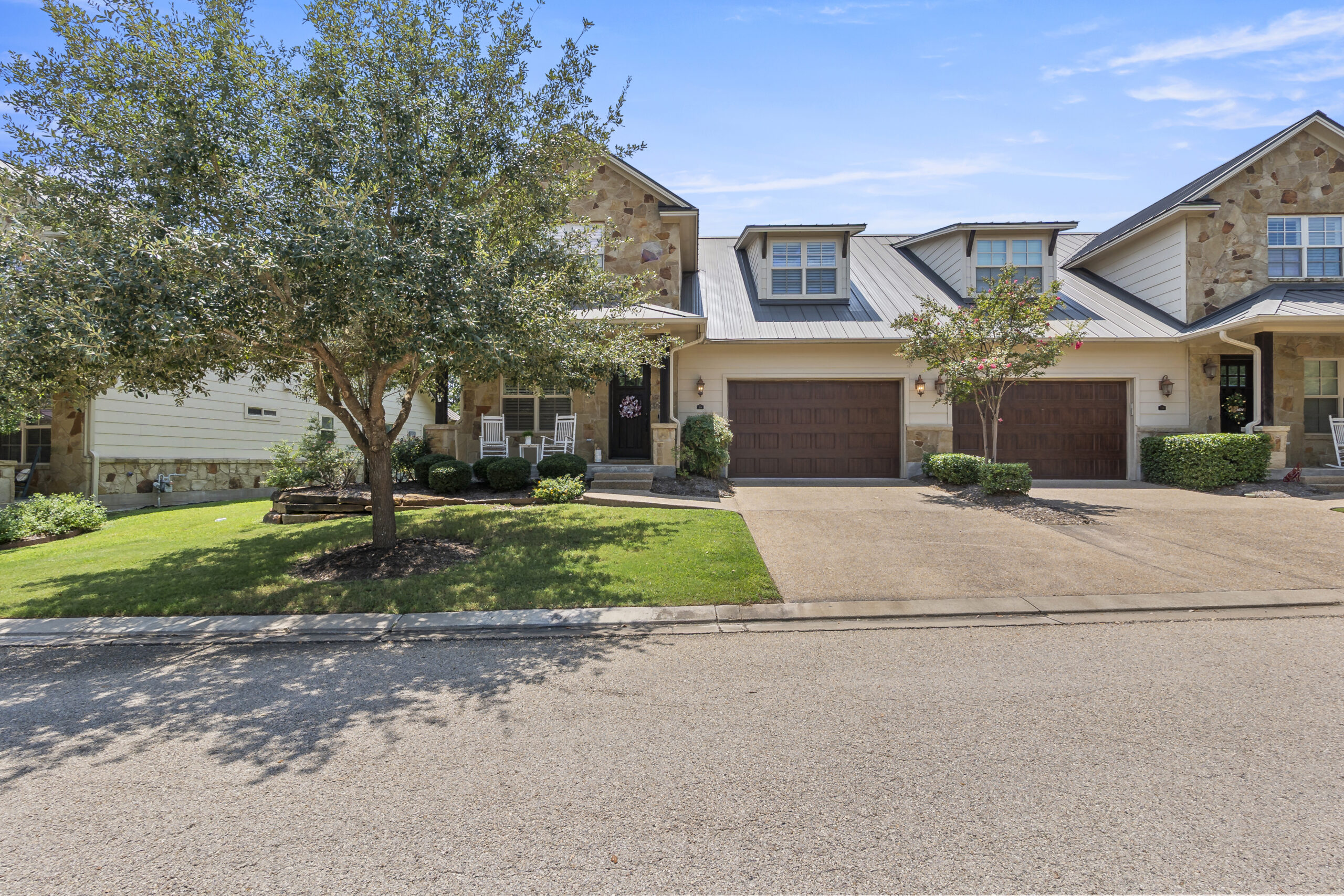 Exterior of Cottage 3A at Traditions Golf Club in Bryan, TX