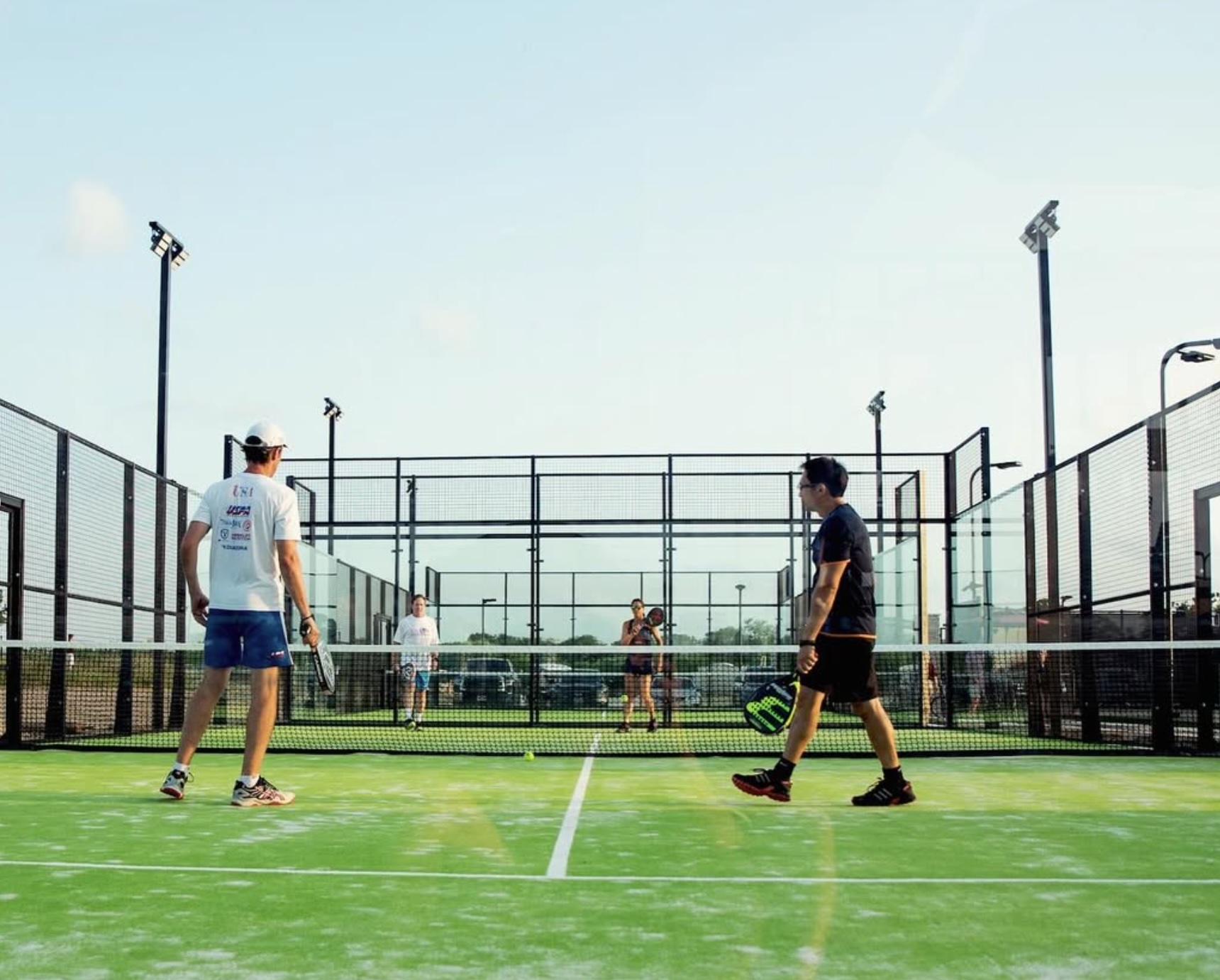 Tennis courts at Traditions Club community